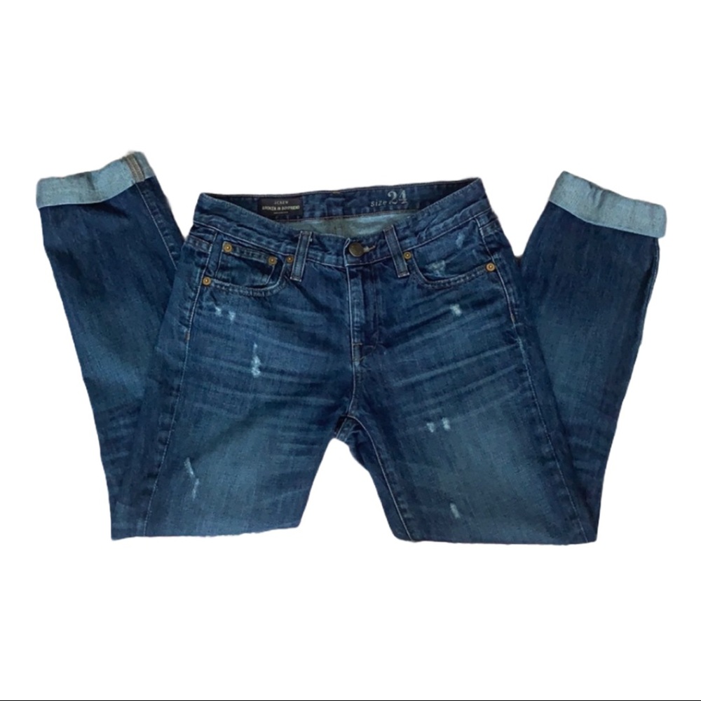 J.Crew Broken in Boyfriend Jeans (Distressed)